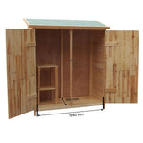 XXL Wooden garden shed tool equipment storage house