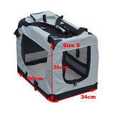 Fudajo foldable pet carrier, size S (50x34x36 cm)