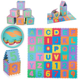 Children's play mat 86 pieces foam alphabet   190cm x 190cm Total Area