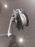 Cable Winch, Hand Crank, 10m Wire Rope, 1500kg, Boat, Van