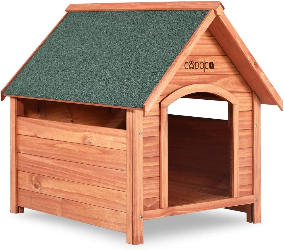 Solid wood 2024 dog house