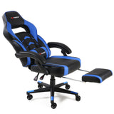 RECLINING LEATHER SPORTS RACING OFFICE DESK CHAIR GAMING