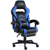 RECLINING LEATHER SPORTS RACING OFFICE DESK CHAIR GAMING