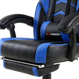 RECLINING LEATHER SPORTS RACING OFFICE DESK CHAIR GAMING