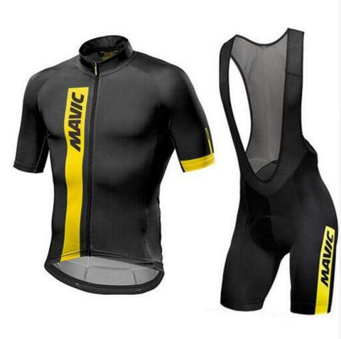 MAVIC Pro Summer Cycling Jersey Sets 9d Gel Padded Bike Shorts Breathable