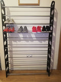 10 TIER SHELF SHOE RACK ORGANIZER STAND CUPBOARD FOR 50 PAIR SHOES