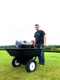 Quad / Lawnmower  Tipping Wheelbarrow  / trailer Large  650 Lb