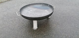 LARGE ROUND FIRE PIT BOWL 55cm HEAVY