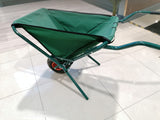 Green Folding Garden Wheelbarrow Holds up to 30 kg