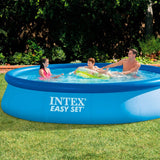 Inflatable Swimming Pool 13ft diameter X 33in deep with filter pump