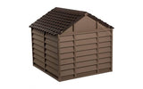 Outdoor Plastic Dog Kennel Shelter Winter House Durable Large XL