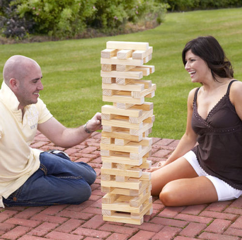 GIANT 1.2m JENGA SUMMER OUTDOORS/ INDOOR GARDEN FREE DELIVERY