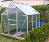 Aluminium Greenhouse 5.85m3  with Foundation