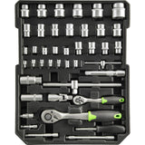 Aluminum tool case with 899 parts