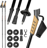 Nordic Walking sticks with anti-shock damping system continuously adjustable - Various colors and quantities -