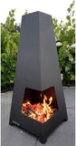 Garden Stove Patio Heater Wood Burner 50 x 50 x 115 cm
