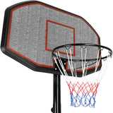 Basketball Basket with Stand Height-Adjustable Basket Height 200-305 cm