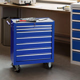 Tool cabinet cart workshop trolley on wheels 7 drawer with ball bearing slides