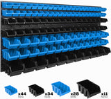 Storage System Wall Shelf 1728 x 780 mm 117 Pieces Box Stacking Boxes