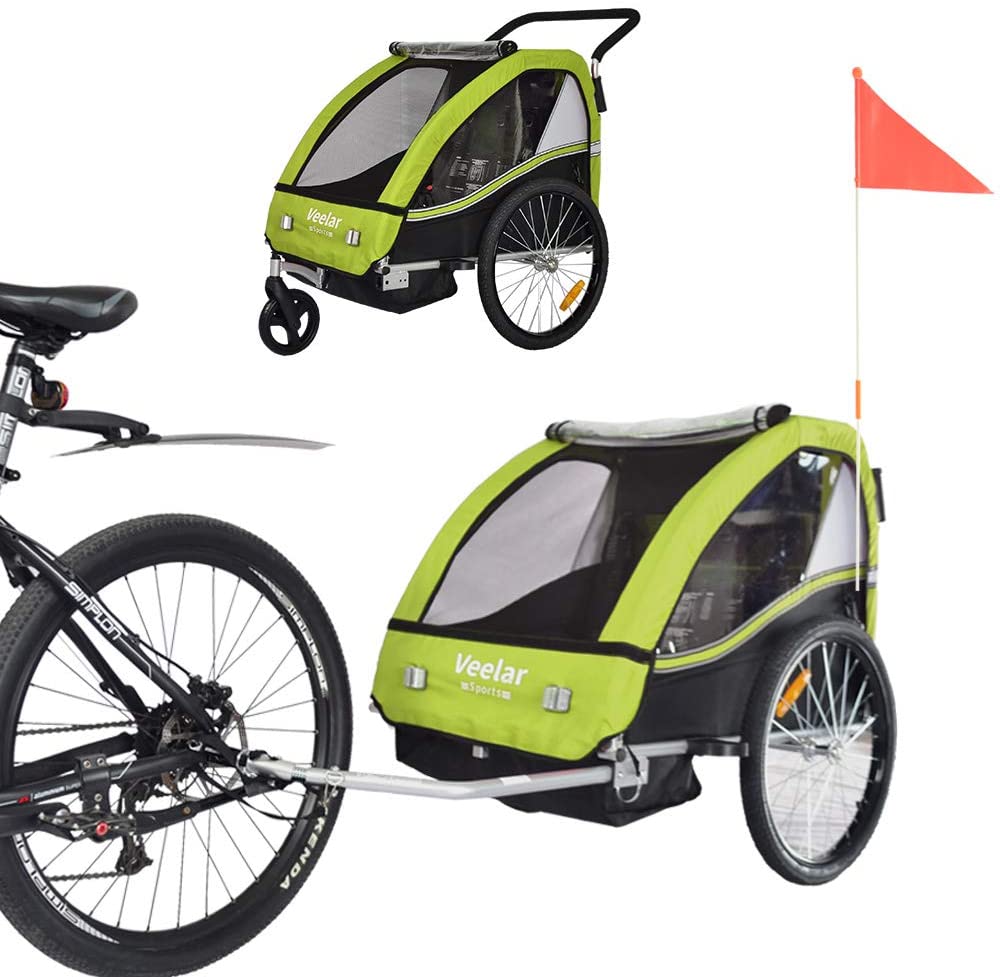 2 in 1 outlet bicycle trailer & jogger