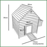 Large House L Chicken Coop 8 Large Bird