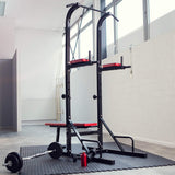ip power tower station with sit up pull chin up push up bar ab builder Dimensions 180 x 95 x 210 cm