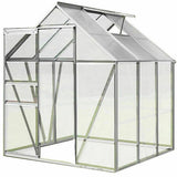 Aluminium Greenhouse 5.85m3  with Foundation