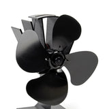 Heat Powered Fan 70-350°C, 4 Blades, for Fireplace/Wood Burning Stove