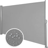 Side Awning Sun Protection Privacy Screen  200cm x 300cm Grey