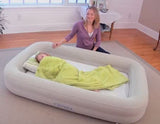 Kids Travel Cot Bed Inflatable Baby Child Toddler Air Beds Sleepover Mattress