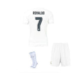 Ronaldo Football Soccer Short Sleeve Kits Real Madrid