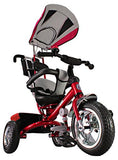 RED 4-in-1 Childrens Tricycle Kids Trike 3 Wheel Bike
