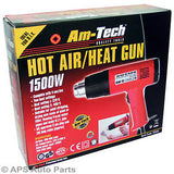 1500W Hot Air Gun With 4 Nozzles Paint Stripper Heat Shrink Power Tool 230-240v