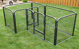 Heavy Duty Double Dog Pen Cage Puppy Whelping Playpen Enclosure Run