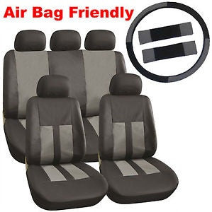 Leather look car seat covers