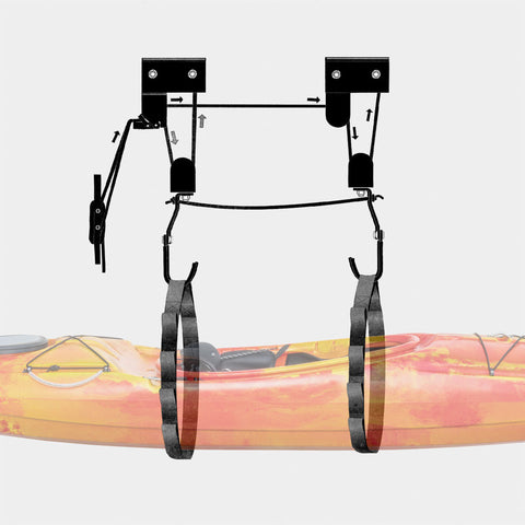 Kayak Ceiling Hoist Lift Pulley System Garage Storage Rack SUP