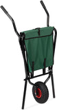 Green Folding Garden Wheelbarrow Holds up to 30 kg