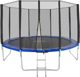 Outdoor Trampoline Safety Net Enclosure, incl. Padding & Ladder  244CM