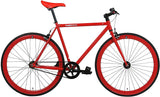 RED Hi-Tensile Steel Frame, Fixed Gear, Single Speed, Urban Commuter