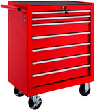 Tool cabinet cart workshop trolley on wheels 7 drawer with ball bearing slides