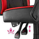 Computer Chair, Gaming Executive With Footrest Red