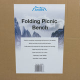 Plastic Folding Camping/Picnic Outdoor Table & Chair Set