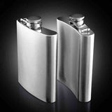 Stainless Steel Hip Liquor Whiskey Alcohol Flask Cap 6oz