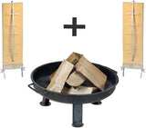 Fire Bowl 55 cm Including 2 x Flame Salmon Board