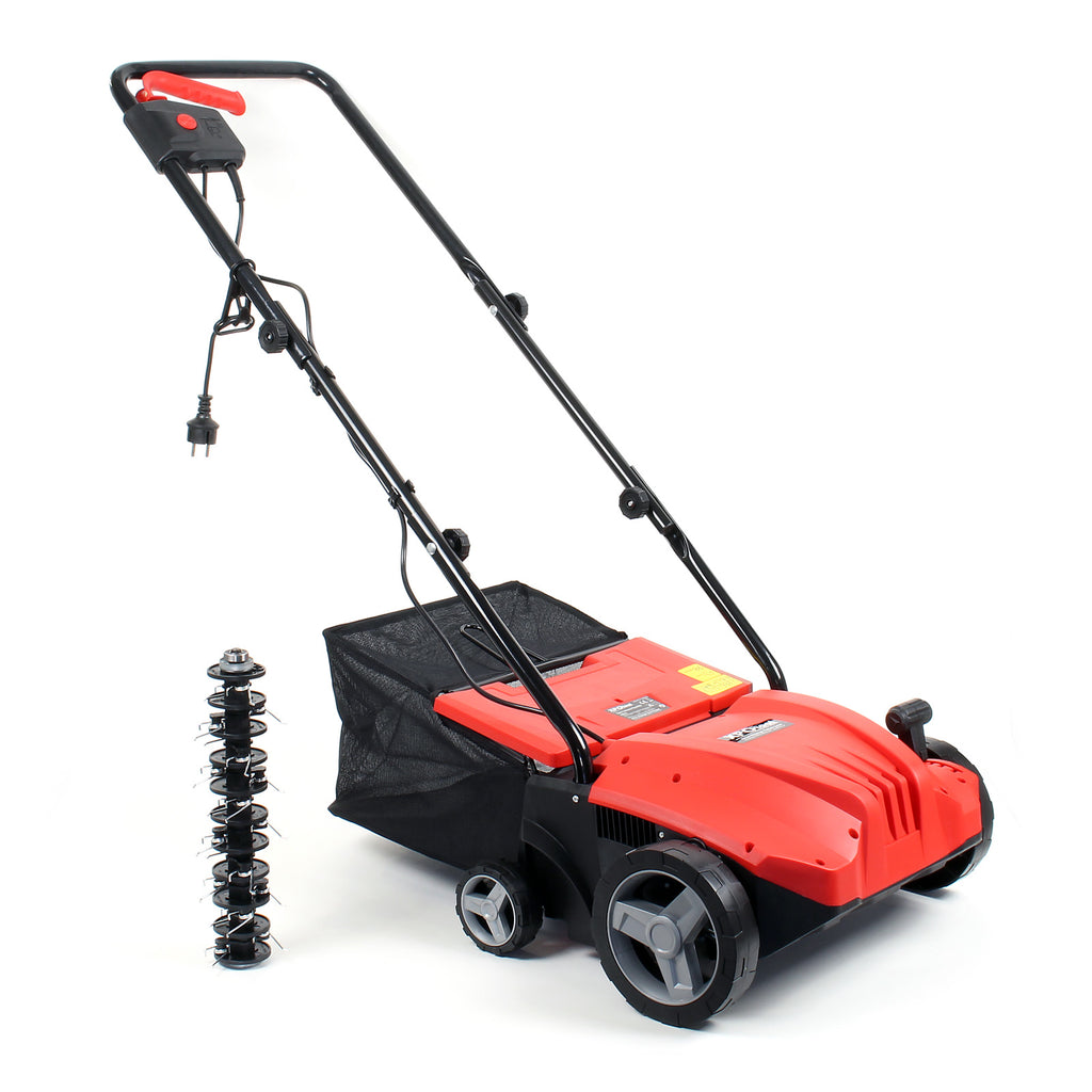 XPOtool Electric Lawn Scarifier and Aerator 1500W 2in1 Lawn Rake