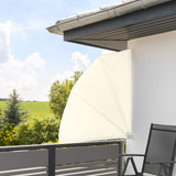 Balcony Side Awning,, Weather-Resistant, Includes Mounting MaterialTotal Dimensions (W x D x H): Approx. 140 x 7.5 x 140 cm