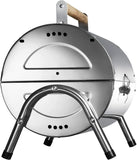 Stainless steel BBQ grill with large double grill Camping Fishing Festival
