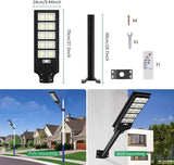 500 W LED Solar Street Lantern with Remote Control