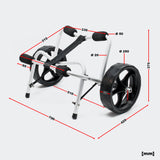Foldable Aluminium Trolley Kayak max. 68kg, PU Wheels & Nylon Belt