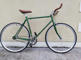 VINTAGE SINGLE SPEED FREEWHEELS BIKE FIXED GEAR / FIXIE ROAD BIKE GREEN 161